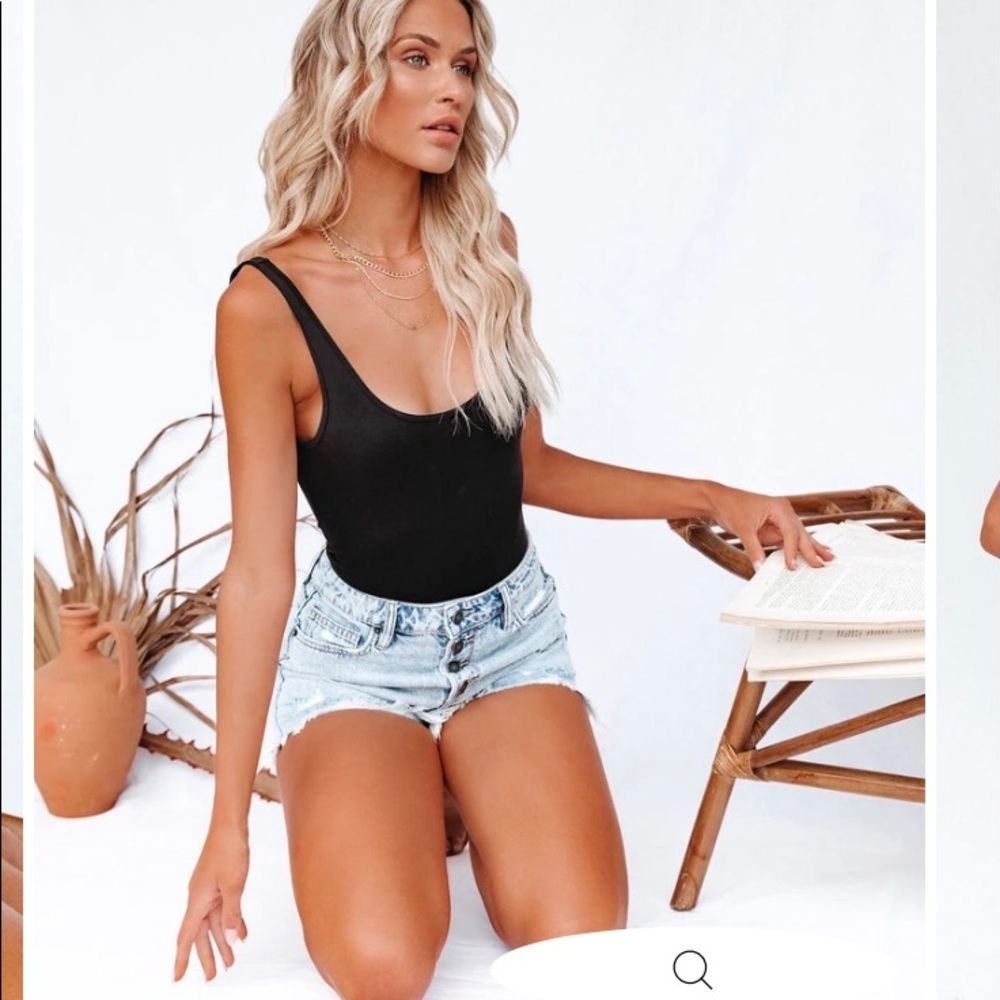 Vici Collection Sleek + Chic Ribbed Bodysuit
